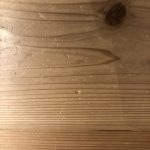 杉の床材の凹みを直す方法　